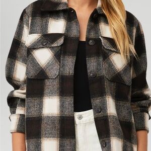 BB Dakota Plaid Shirt Jacket